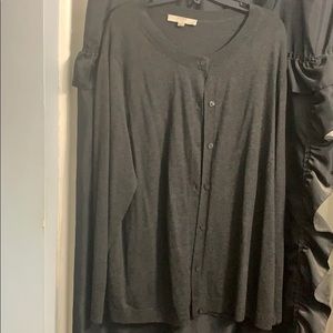 Loft plus Button up cardigan